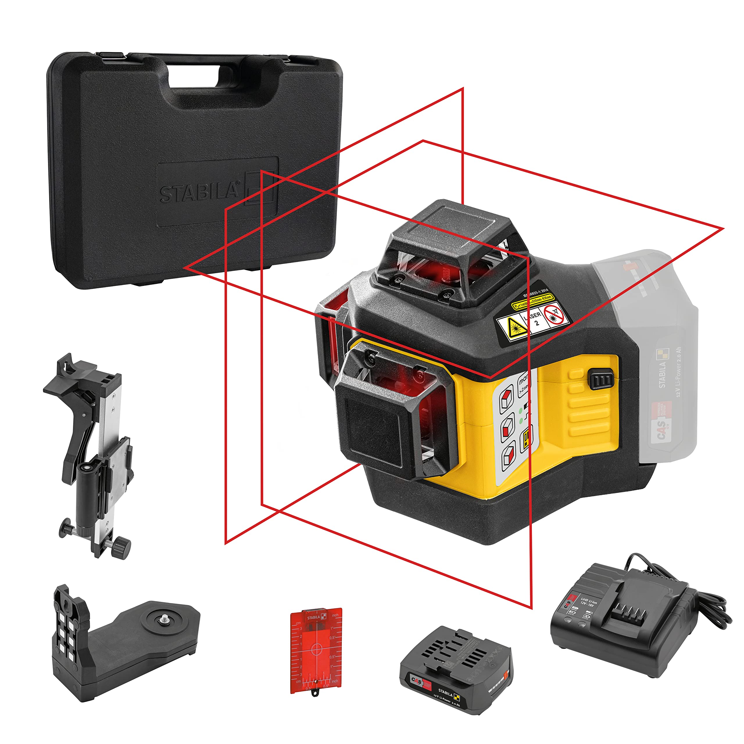 Stabila. Láser multilínea LAX 600 (con batería y cargador)