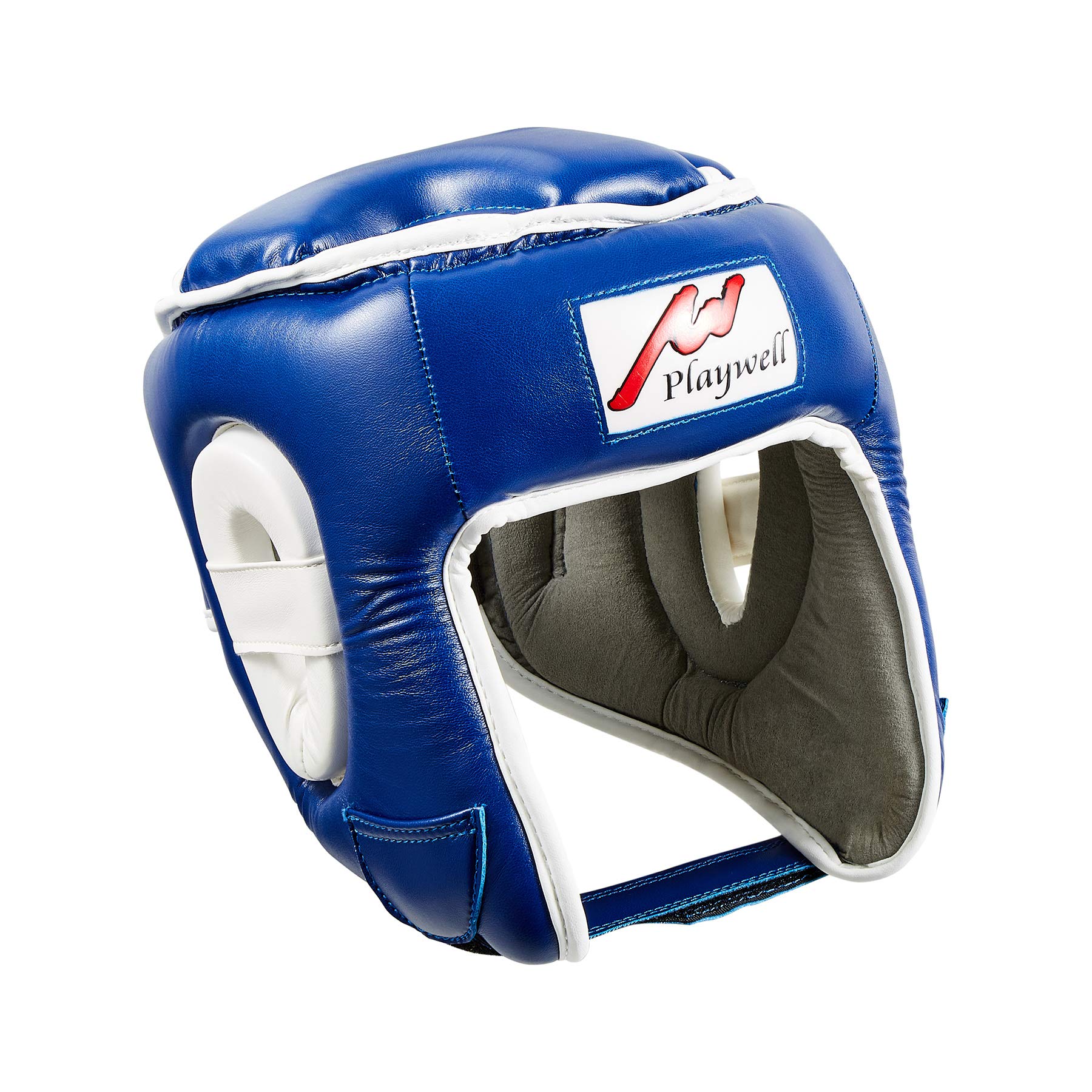 Protège-tête bleu Playwell Ultimate Competition Sparring L
