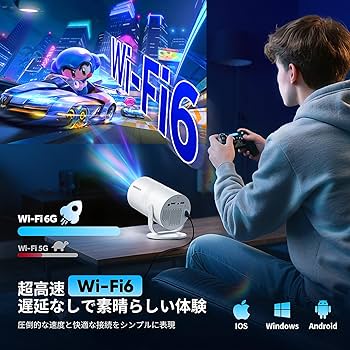 1品限り❤️WISHOLY プロジェクター 天井投影 18000lm 自動台形補正 1品限り❤️WISHOLY プロジェクター 天井投影 18000lm 自動台形