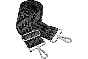 Houndstooth Purse Strap for Enhanced Style and Comfort
