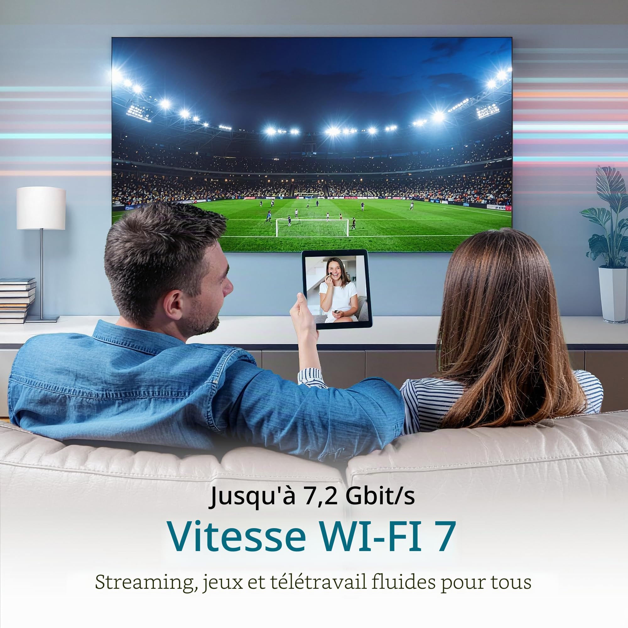 D-Link G572 Routeur 5G NR Wi-FI 7 BE7200 – Ultra-Rapide 7,01 Gbit/s 5G, 7200 Mbit/s Wi-FI 7, Port WAN 2.5G, Basculement Auto-WAN, Support antennes TS-9, Configuration Facile Via l’app Falcon