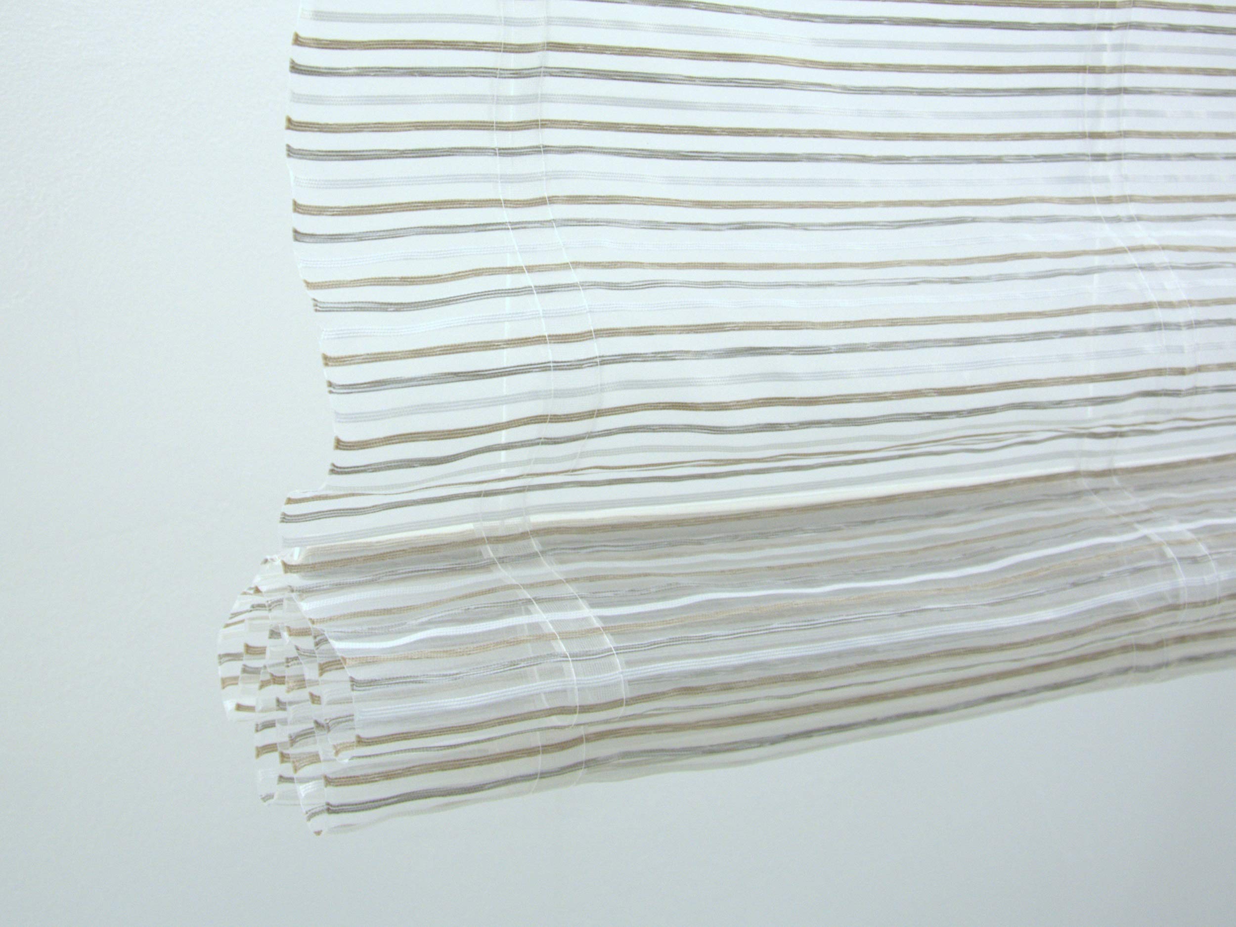 Raffrollo Bambusoptik | Taupe Creme | inkl. Haken | ohne Bohren | BxH 45/60/80/100x130cm | (BxH 95x130cm)