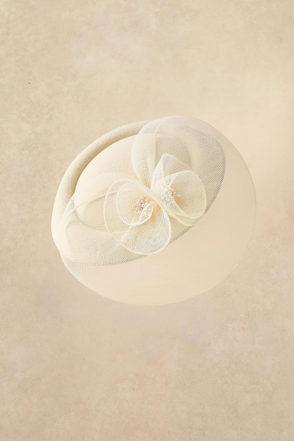 BABEYOND Fascinators Hats for Women - Tea Party Hat Kentucky Fascinator Derby Flower Mesh Pillbox Hat for Bridal Wedding - Image 2