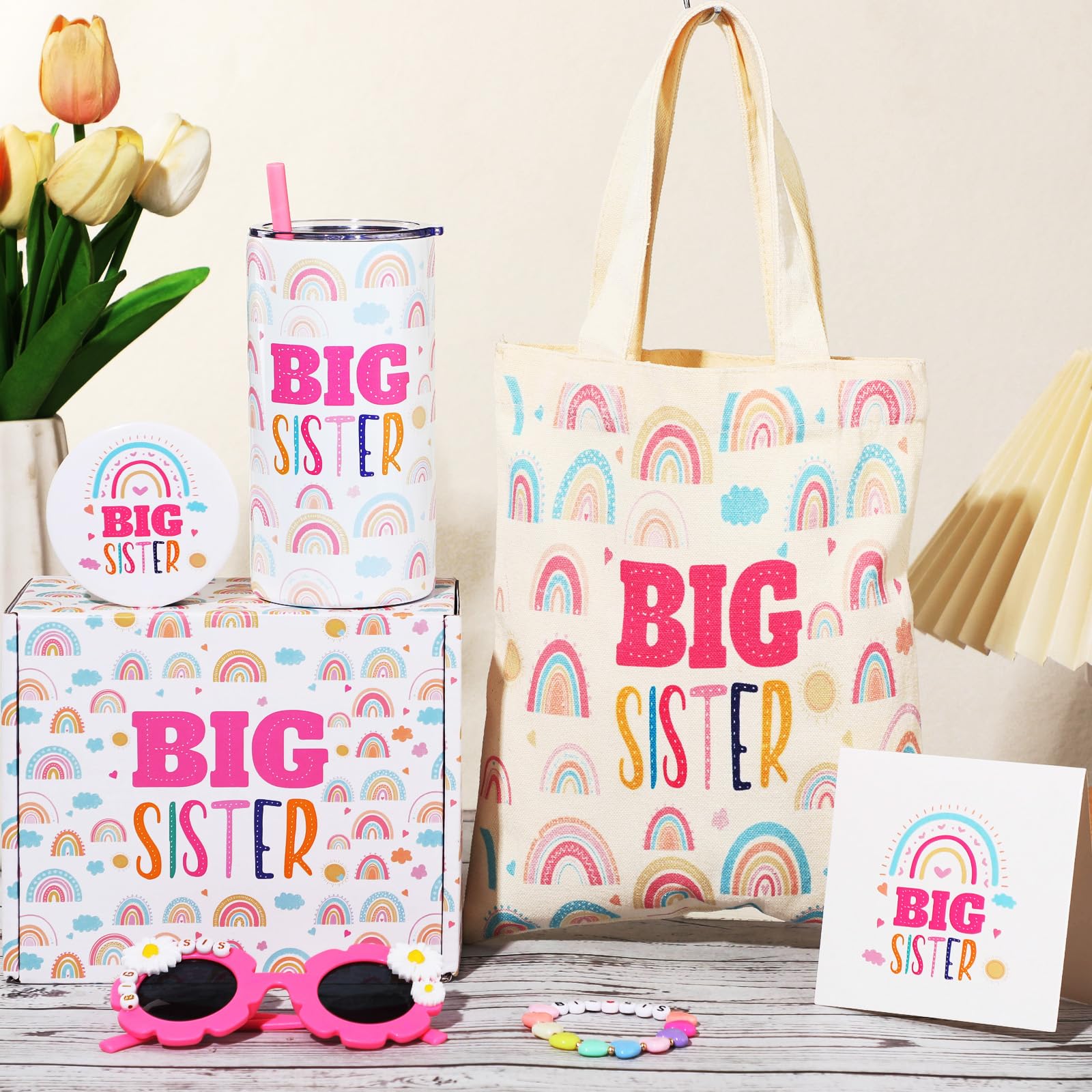 トートバッグ Amazon.com: Shinylin 6 Pcs Christmas Big Sister Gift for Girls 12