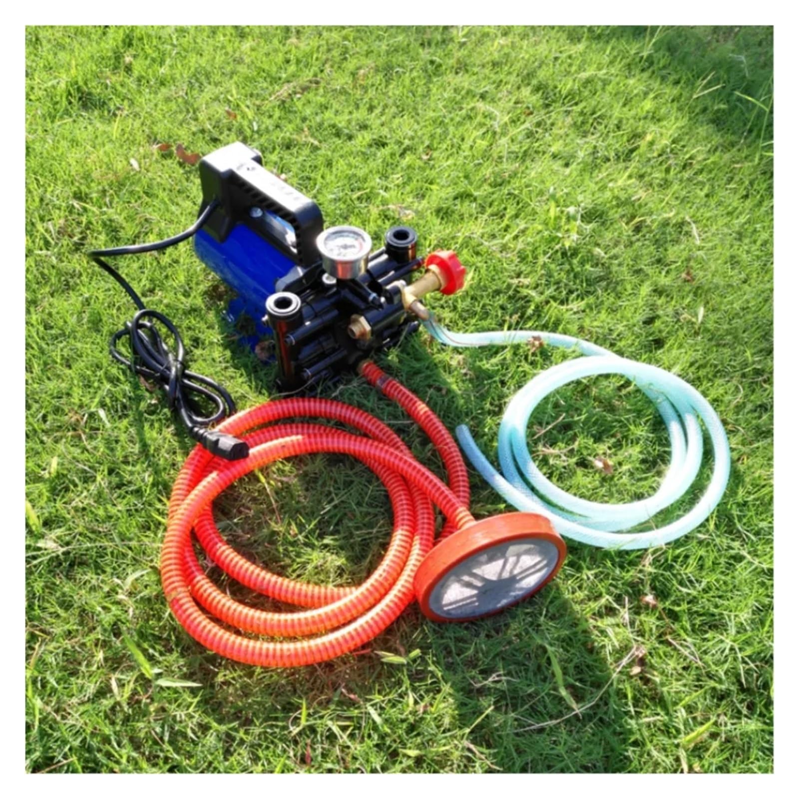 Elektryczna pompa wysokociśnieniowa do opryskiwania myjni samochodowej, opryskiwacz nawadniania, 12 V/24 V/60 V/72 V/220, rolniczy tłokowy Do użytku DIY(220)