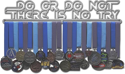 Miniatura 9 de Allied Medal Hangers - Do or Do Not There is No Try - Soporte para medallas múltiples
