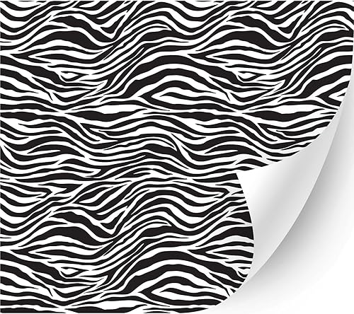 Miniatura 1 de Puff - Vinilo de transferencia de calor con estampado de animales (cebra, 20 x 12 pulgadas), impresión 3D, vinilo para planchar, papel de