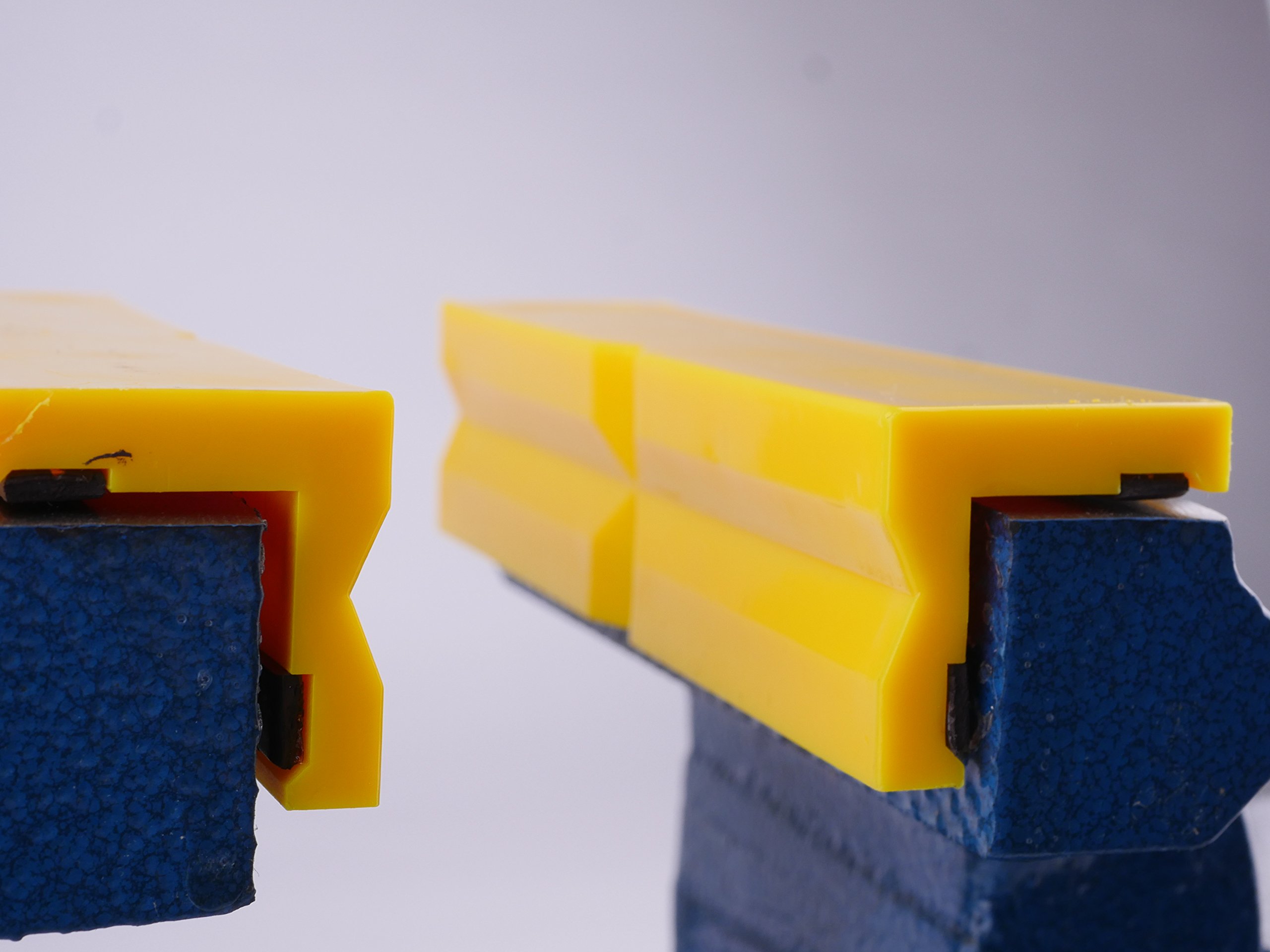 Ganasce magnetiche per morsa in plastica, 125 mm, coppia.