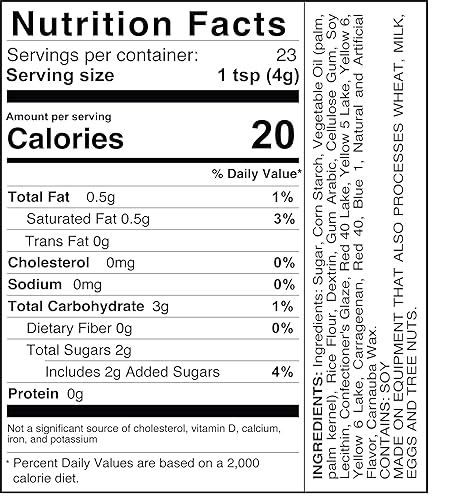 Miniatura 14 de Mystic Sprinkles The Big Football Game Jimmy Mix Botella de 3 oz (mezcla de espolvorear azul y amarillo, 3 onzas) Mezcla de espolvorear azul