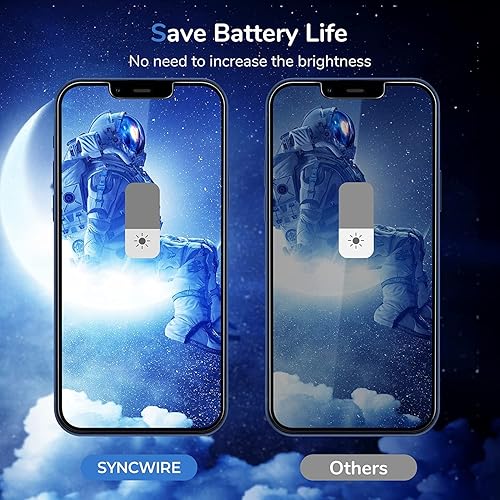 Miniatura 34 de SYNCWIRE Protector de pantalla de privacidad para iPhone 11/XR de 6.1 pulgadas, paquete de 2 unidades, irrompible, antiespía, protector de vidrio