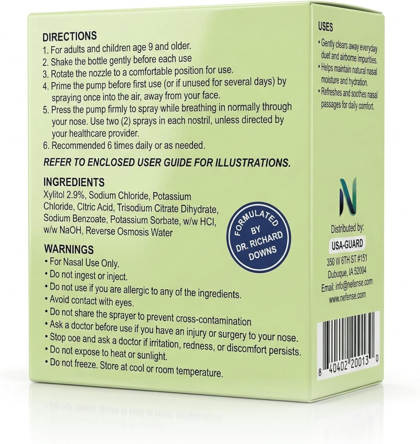 XyloClean ENT Specialist Recommended Xylitol Nasal Spray, Natural Moisturizer and Cleanses Irritants to Relieve Daily Congestion and Soothe Dry Passages