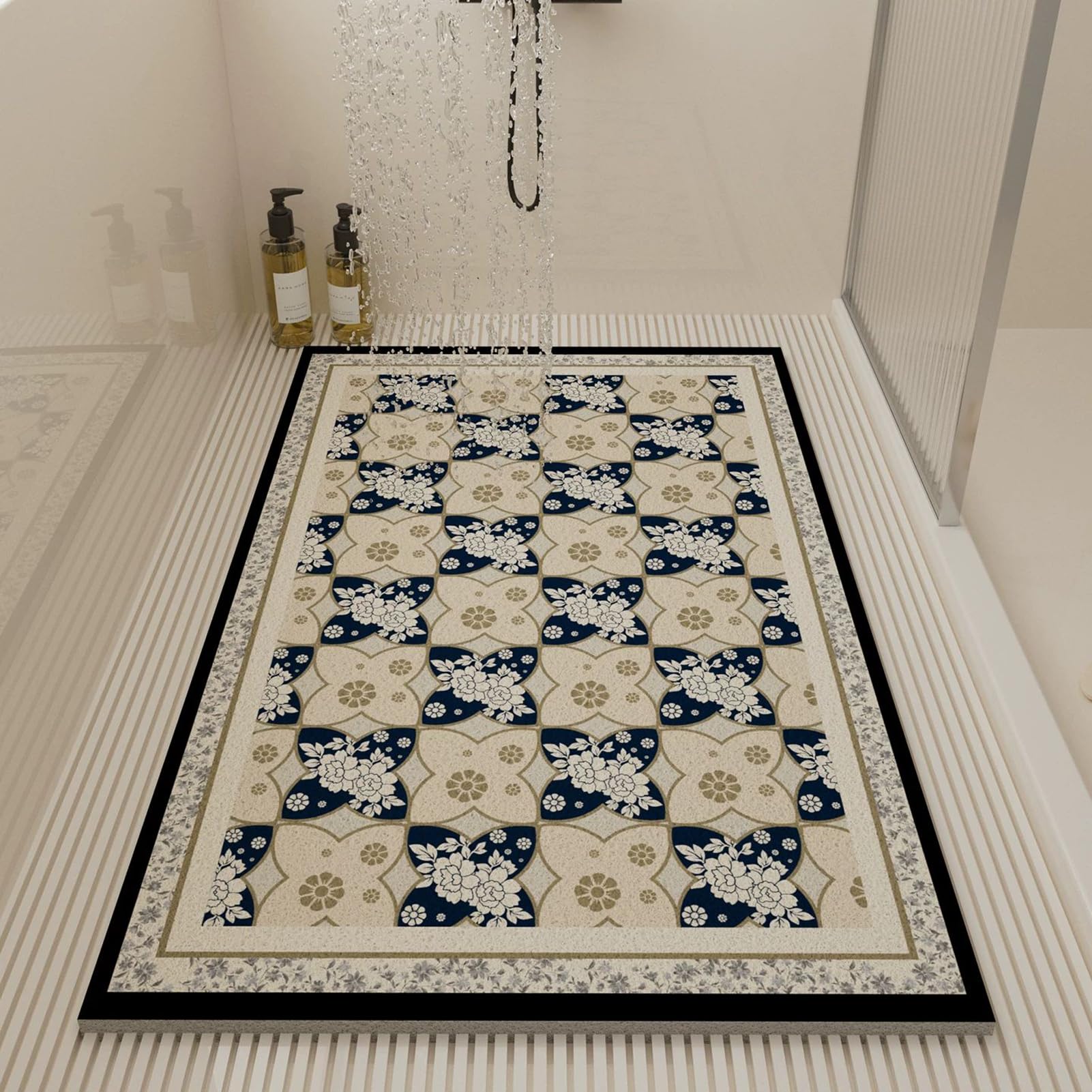 Tappetino da bagno in PVC antiscivolo per doccia interna e zone