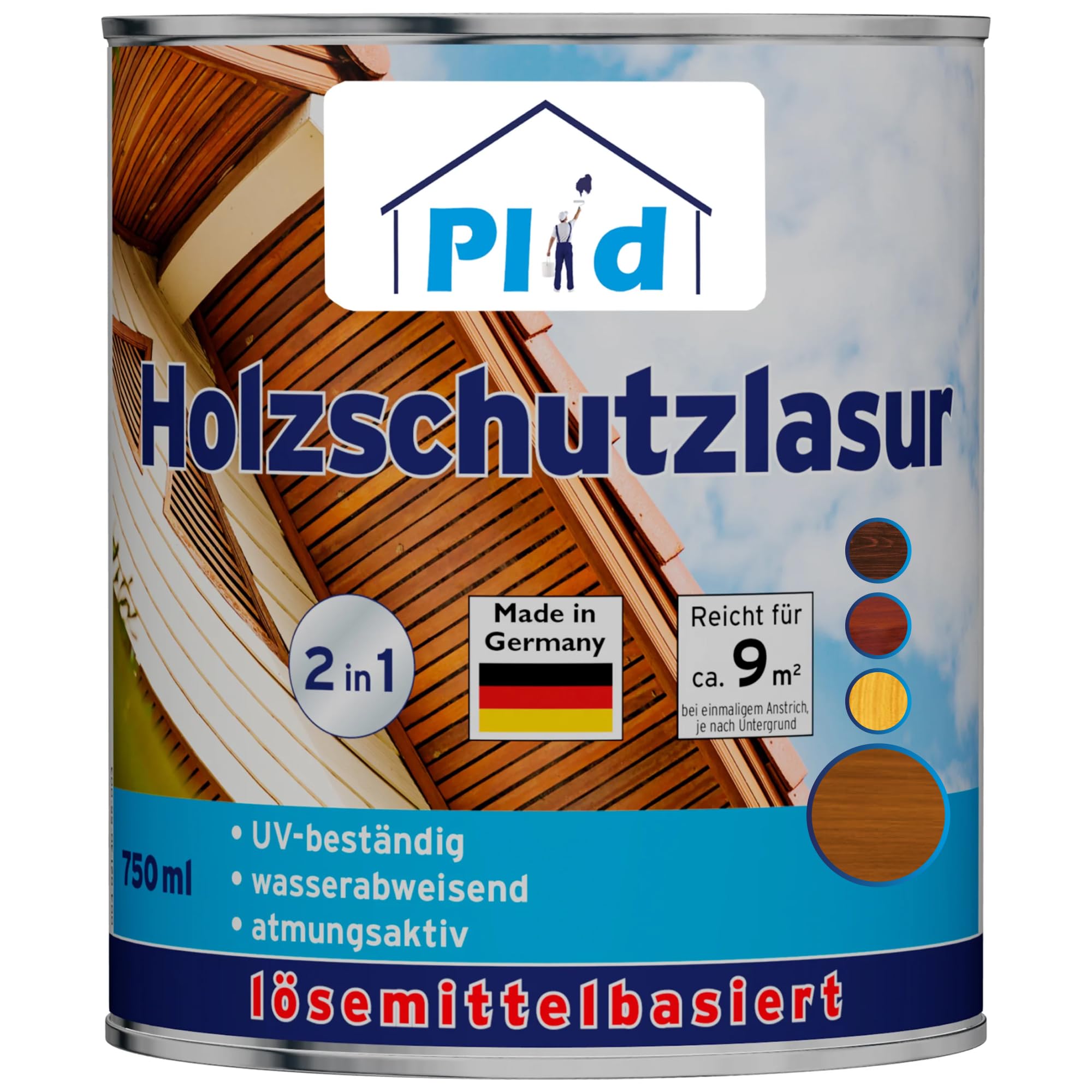 PLID® Holzschutzlasur Teak satin