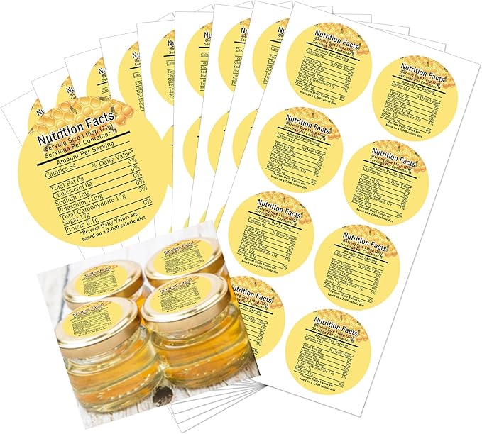 Honey Nutrition Labels Honey Nutrition Facts Calories