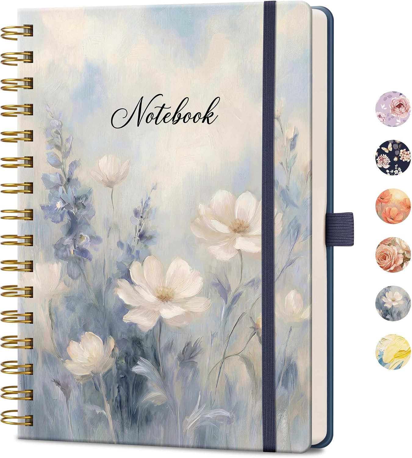 AHGXG Spiral Journal Notebook, 160 Lined Pages, A5 Size (5.7'' x 8.3'')
