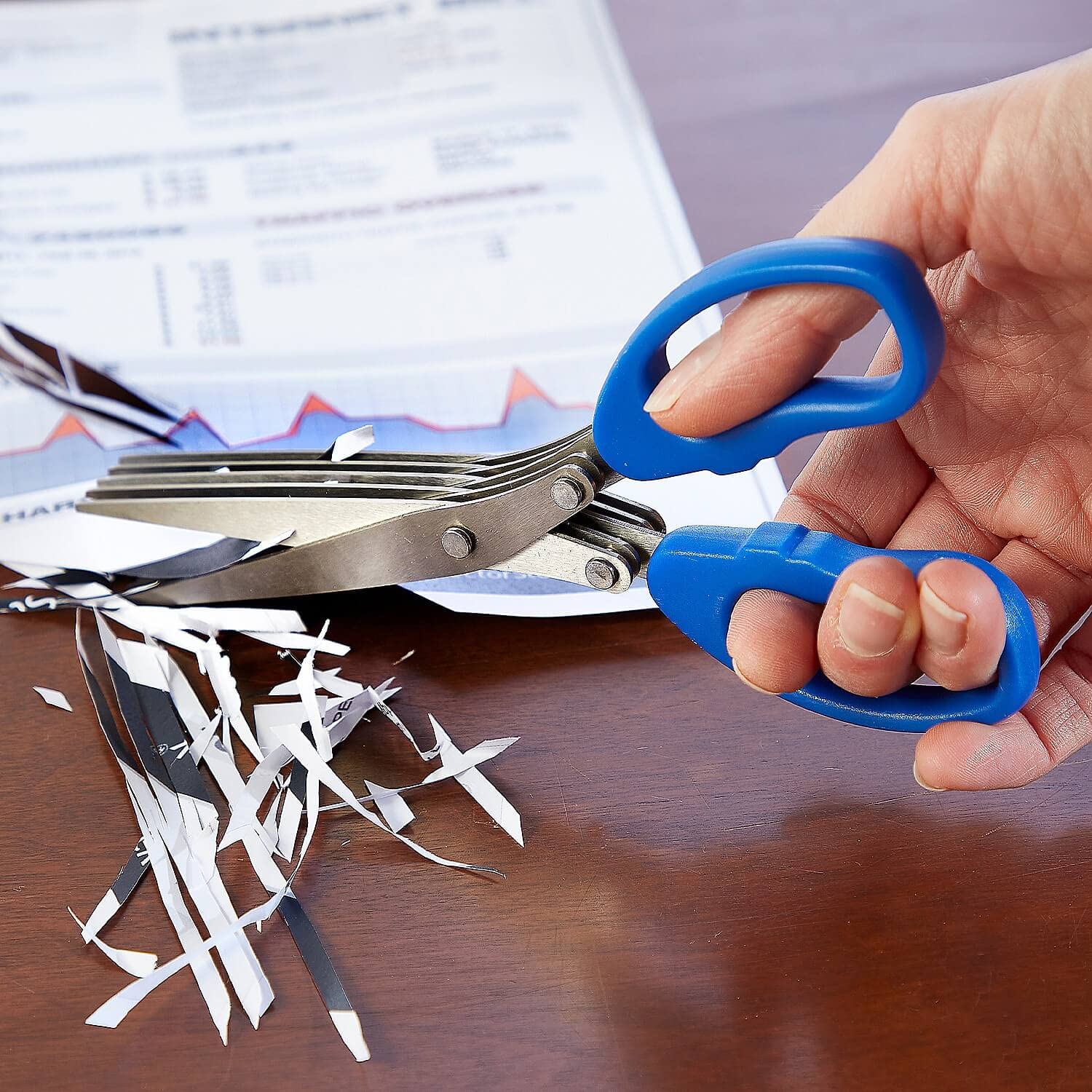 Coopers Of Stortford Blue Shredder Scissors