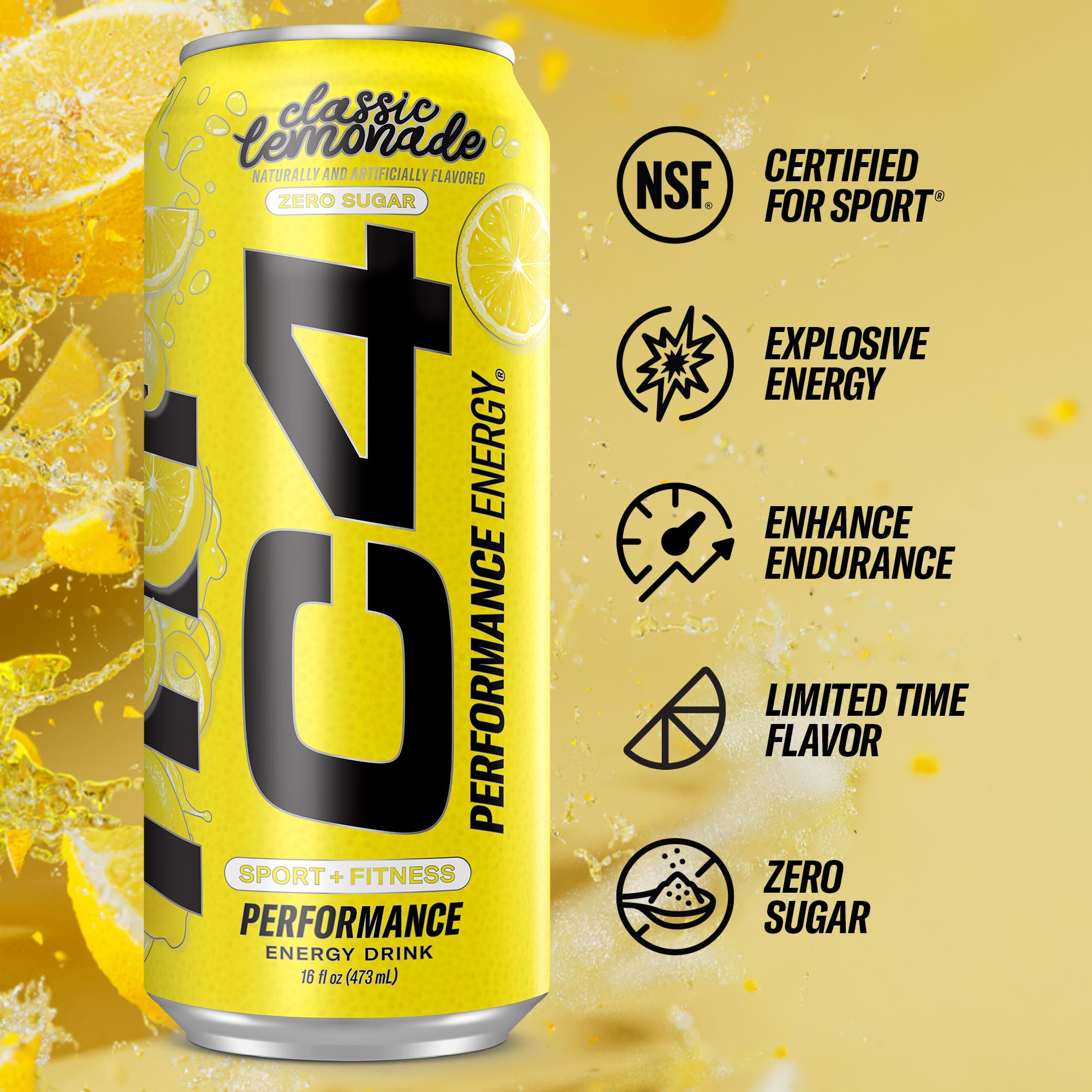 Amazon.com: C4 Energy Drink, Lemonade 