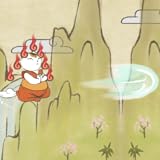 Infinite Runner tells the story of a Buddhist cat monk who is looking for light.