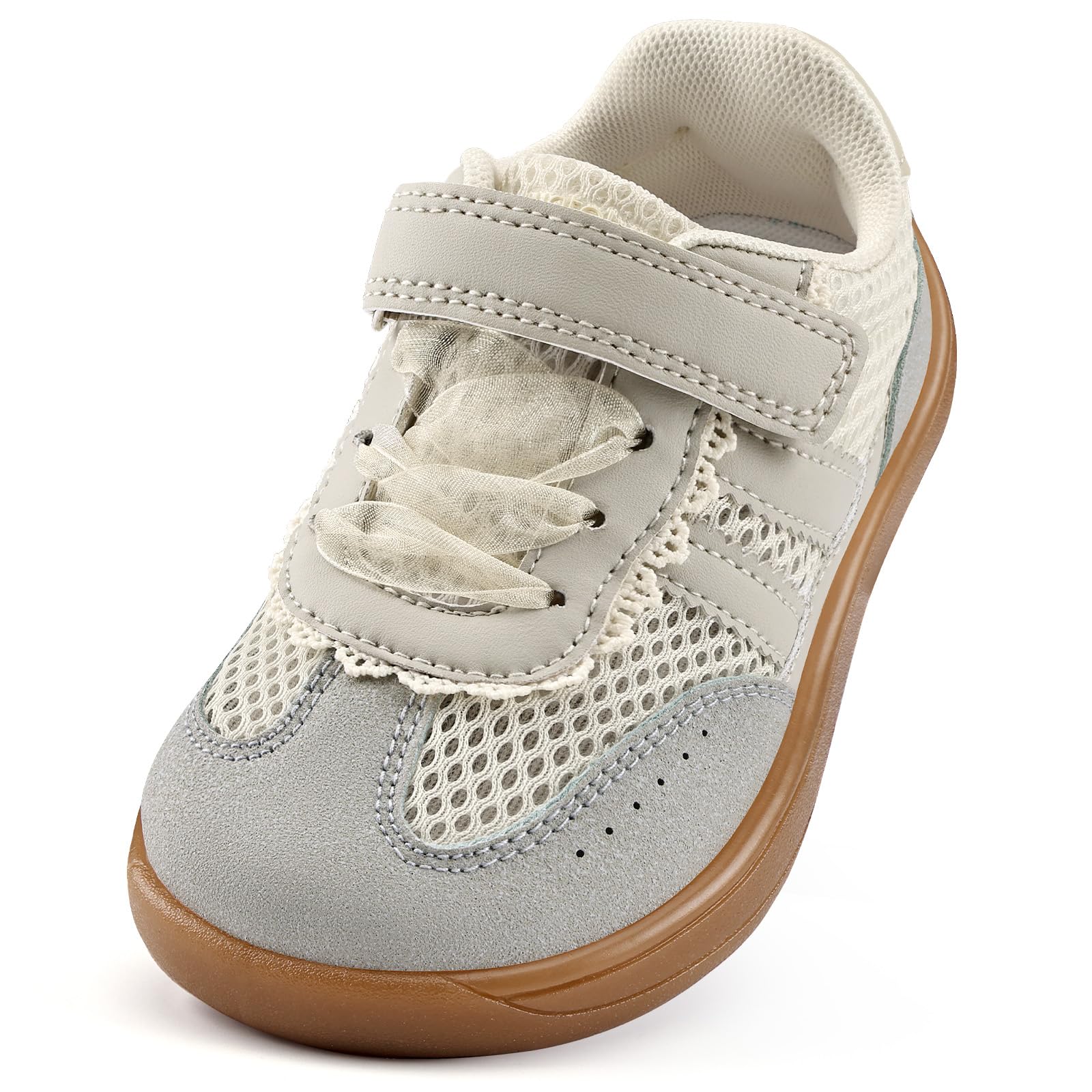 Toddler Little Kids Wide Barefoot Shoes Girls Boys Breathable Minimalist Zero Drop Sneakers Lightweight Wide Toe Walking Shoes