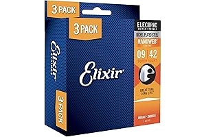Elixir Nanoweb Light Electric Guitar Strings: Superbly Enhanced Performance and Extended Life