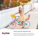 JOYSTAR Unicorn Filles vélo pour 2-9 ans vieux enfants, 12 14 16 18 Inch Enfants vélo avec roues d'entraînement, Streamers, Panier et Doll Siège, enfants vélos