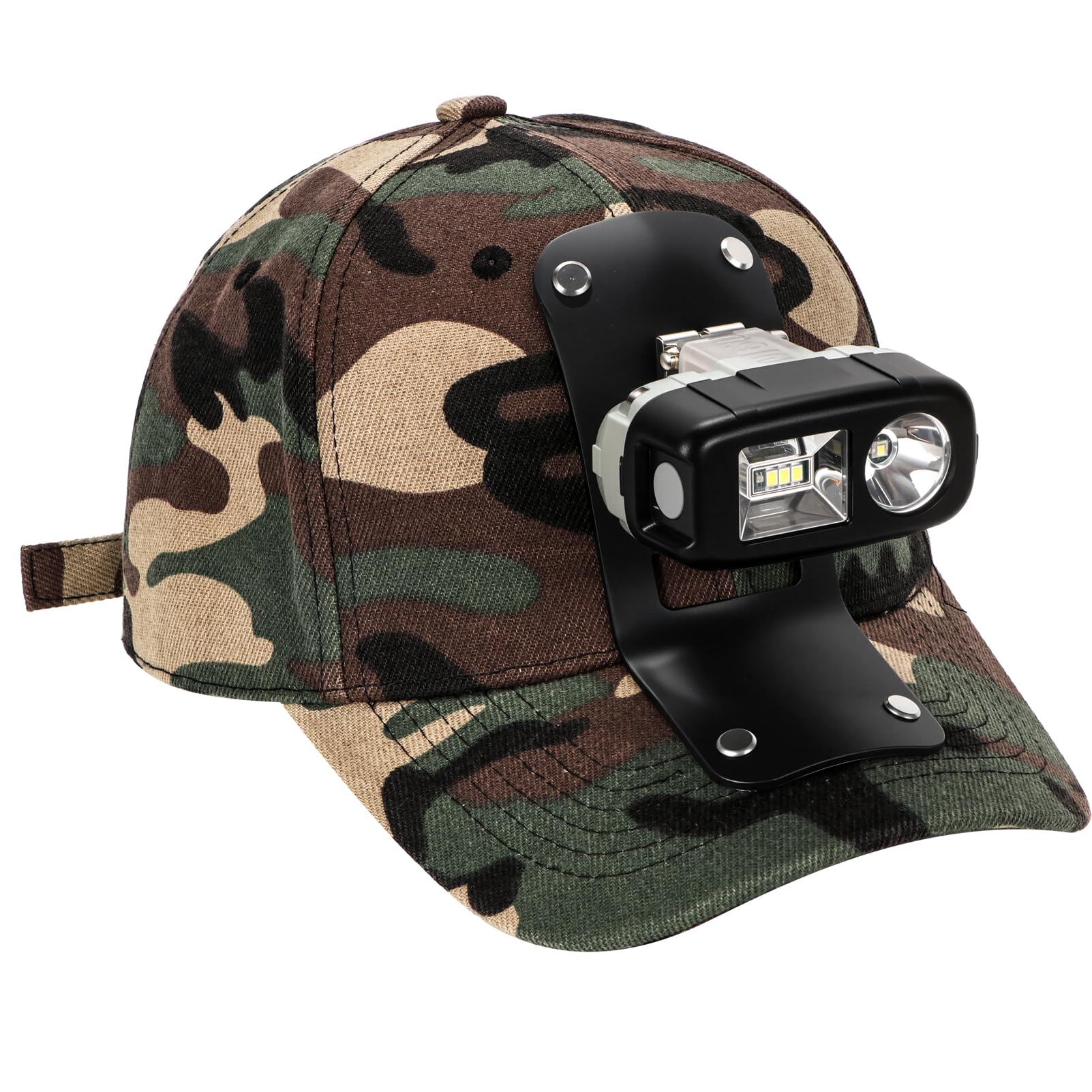 Wiederaufladbare LED-Stirnlampe mit Strahler und Flutlicht - High Lumen Mining Stirnlampe Wasserdicht Hard Hat Licht für Jagd, Camping, Nachtarbeit, Höhlenforschung (M60 Bergarbeitslampe Kit+