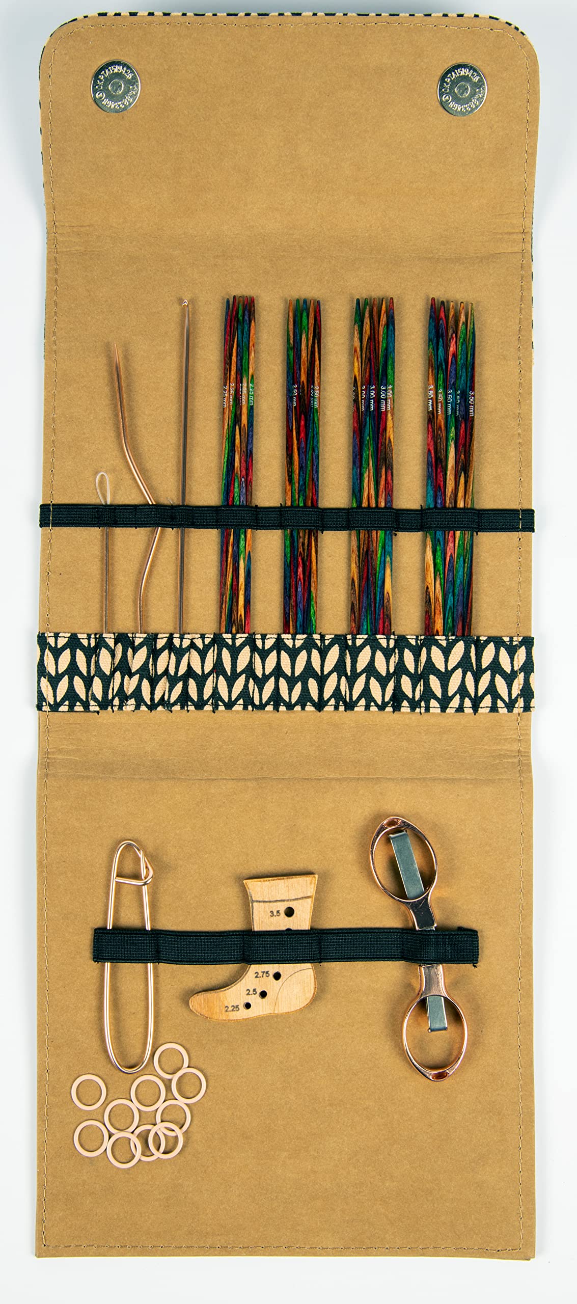 Lana Grossa Sockennadel-Set Deluxe Design-Holz Multicolor by Tanja Steinbach