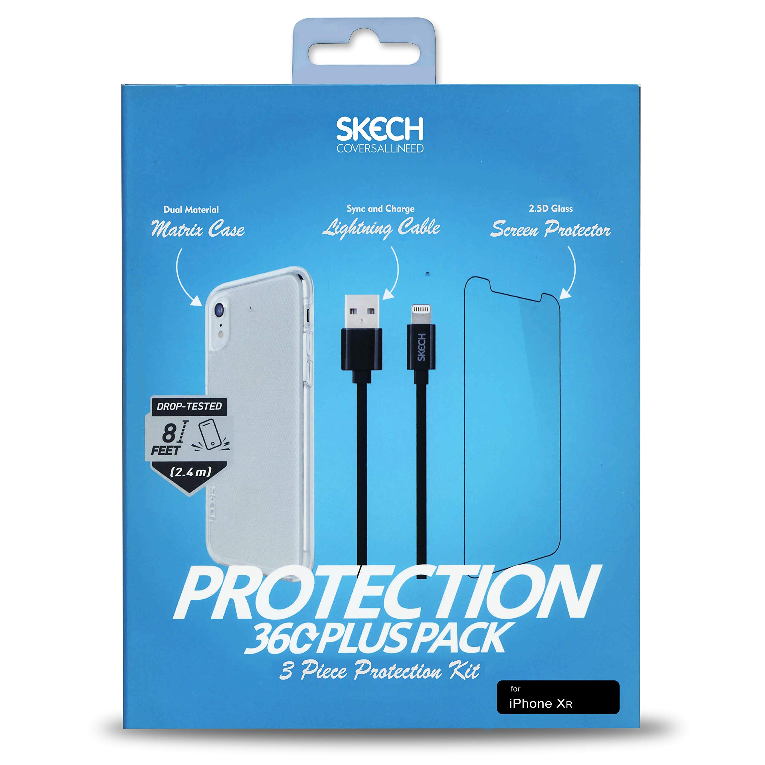 Housse De Protection SKECH Matrix Pour IPhone XR (6.1") - 2 Pièces Incluses - Neuf