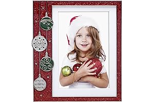 Neil Enterprises Inc. Pewter Frames Adorned with Red Ornament Pictures for Timeless Holiday Moments