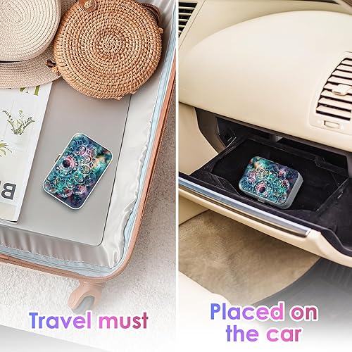 Miniatura 7 de Gerkia Estuche portátil de hilo dental, fácil de almacenar púas de hilo dental de varios tamaños, dispensador de hilo dental portátil es perfecto