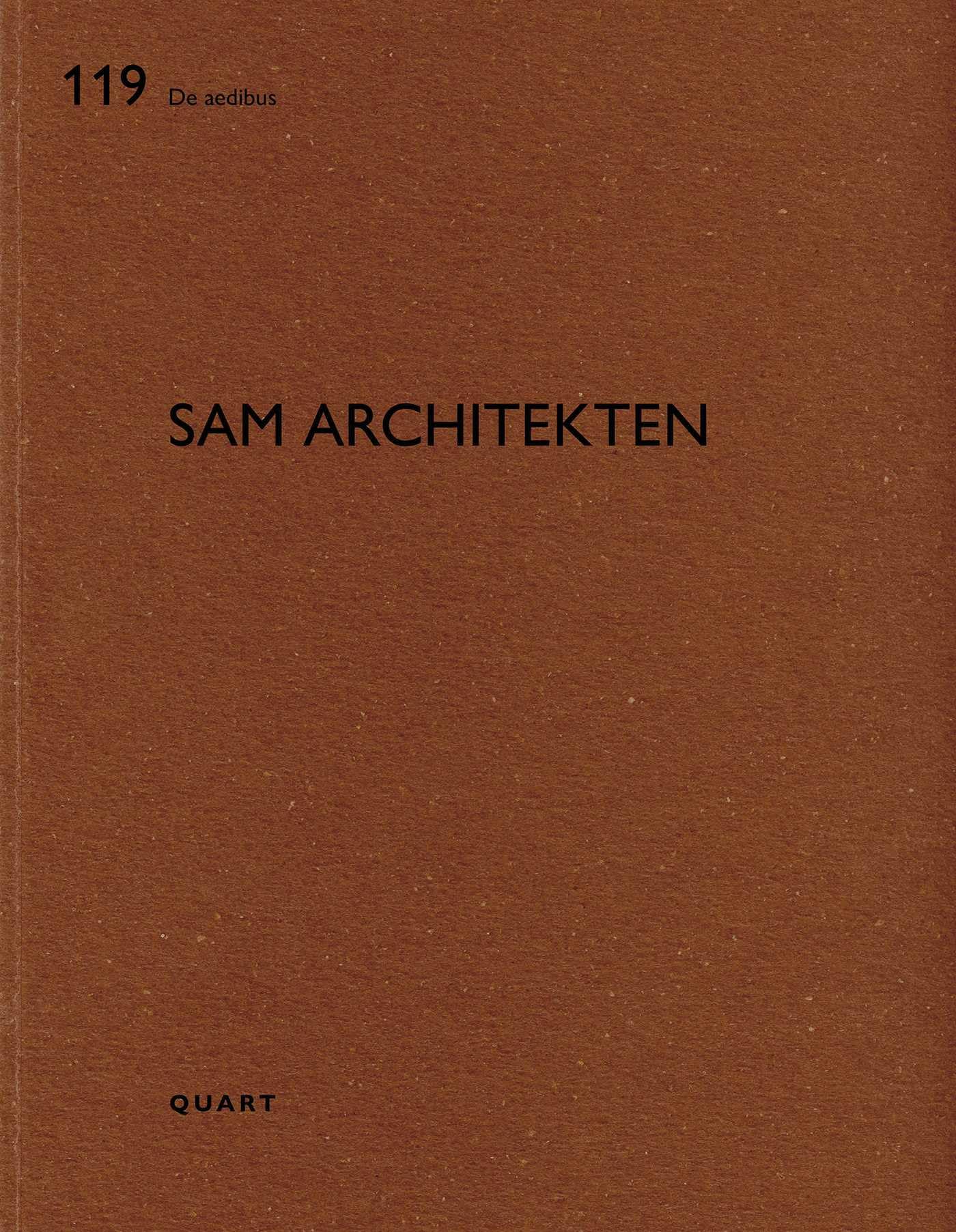 Sam Architekten De Aedibus livre architecture suisse monographie d'exception
