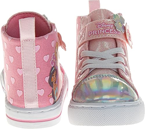 Miniatura 3 de Minnie Mouse Frozen Encanto - Tenis casuales de lona para niños y niñas Anna Elsa Maribel (tallas 6-12 para niños pequeños - niño pequeño)