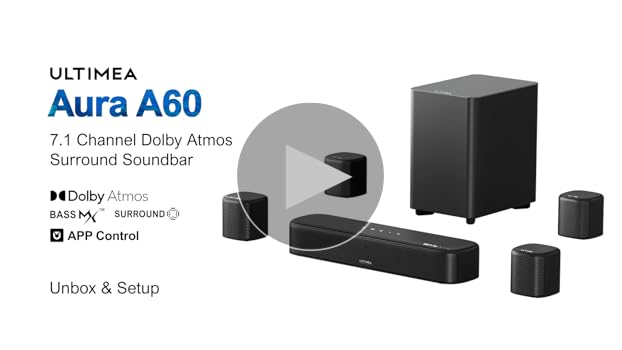 ULTIMEA Dolby Atmos サウンドバー ULTIMEA 5.1.2 Sound Bar for Smart TV with Dolby Atmos, 8