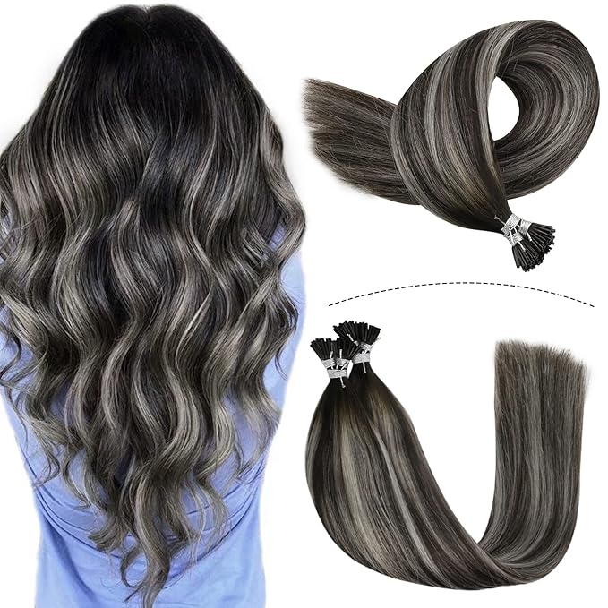 YoungSee I Tip Hair Extensions Human Hair Ombre I Tip