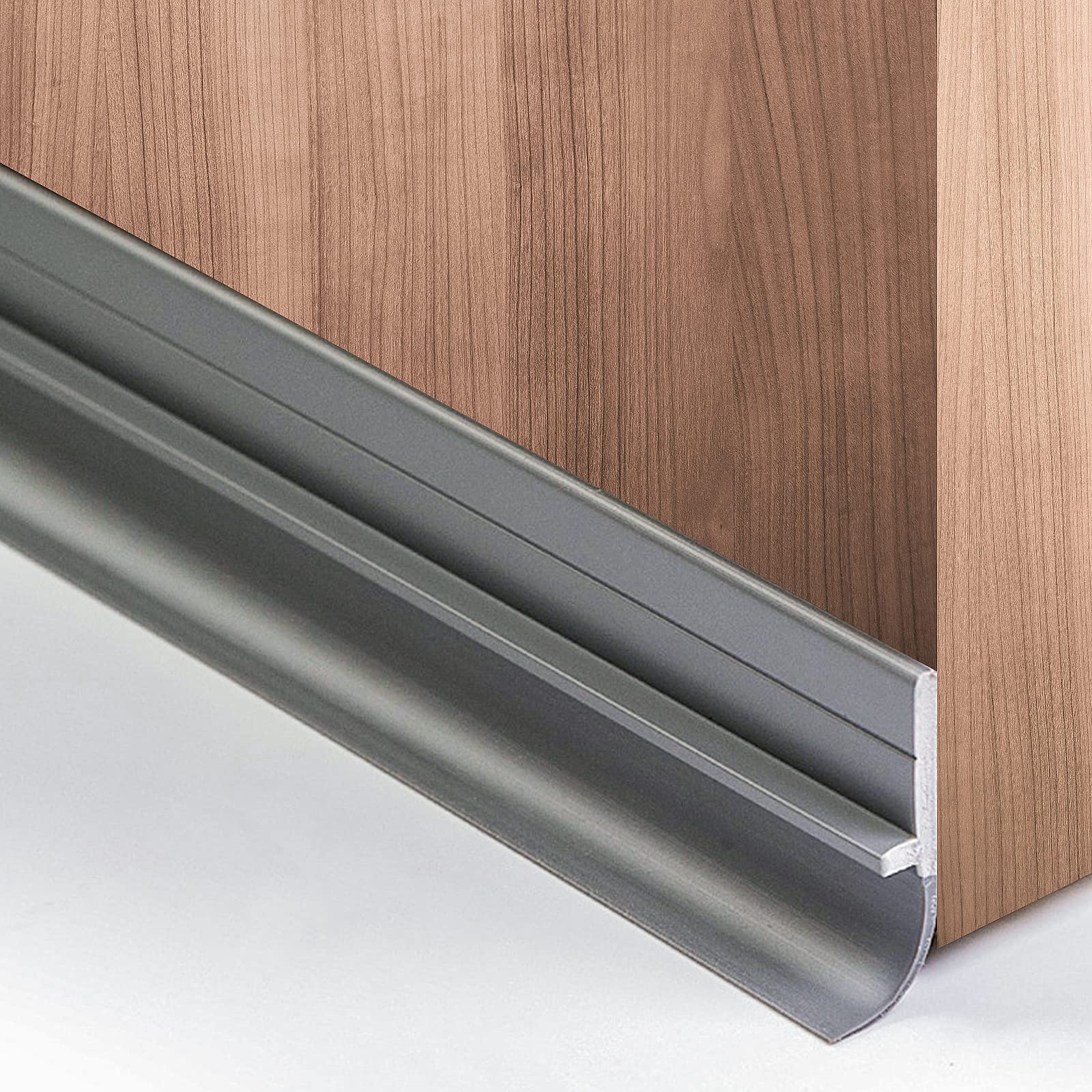 Rumtut Door Draft Stopper - Door Sweep Strip Under Door Windshield - Weatherstripping Sound Barrier - 2" W x 39" L, Black