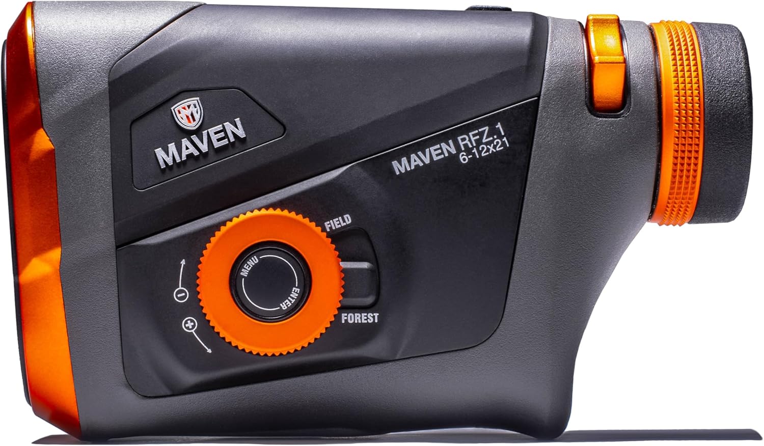 Maven RFZ.1 6-12x21 Laser Rangefinder – 5–4500 Yard Distance Measurement, Variable Zoom Monocular, Angle Compensation, Long Range Hunting & Shooting Optic