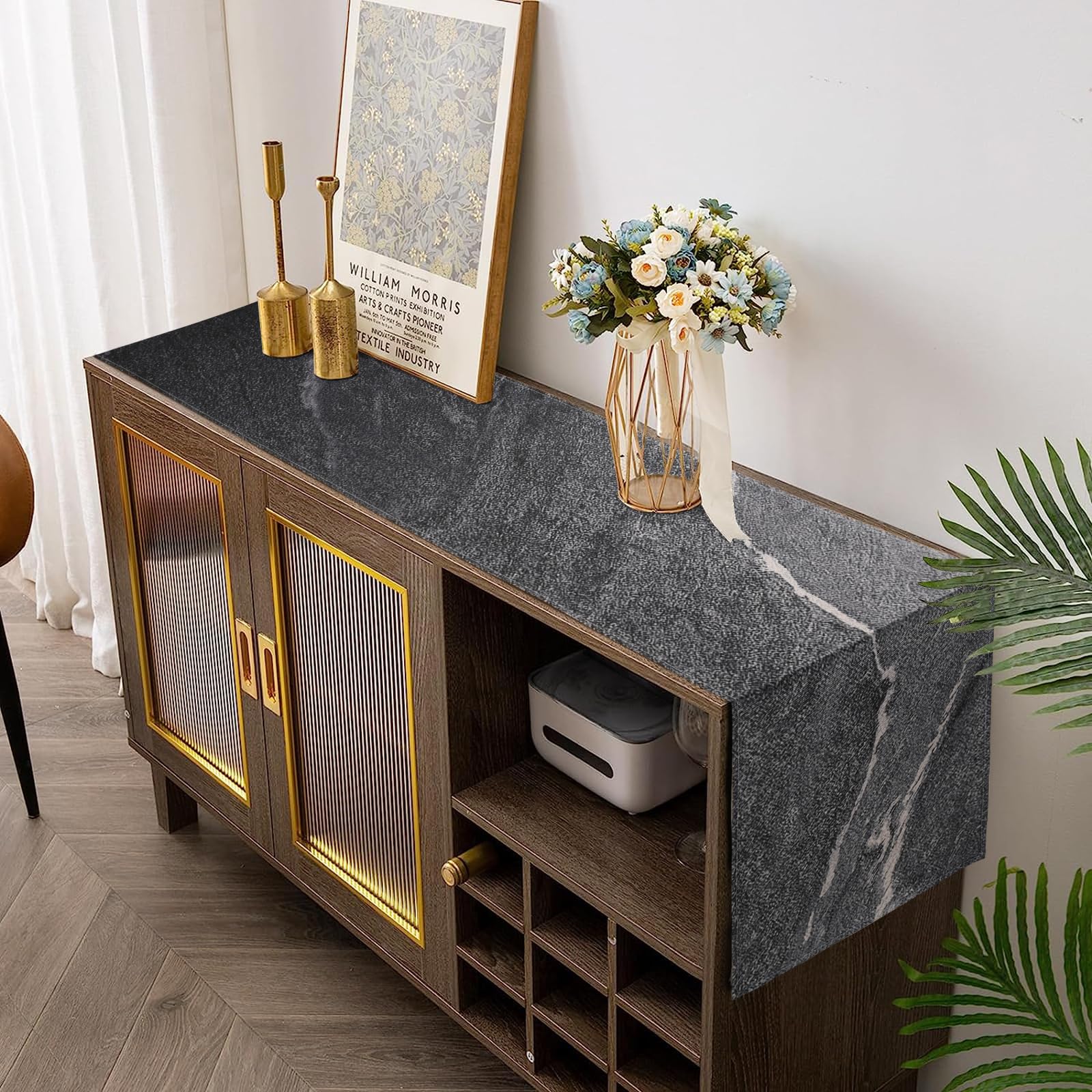 Runner da tavolo bohémien con nappe - stile rustico - decorazione da