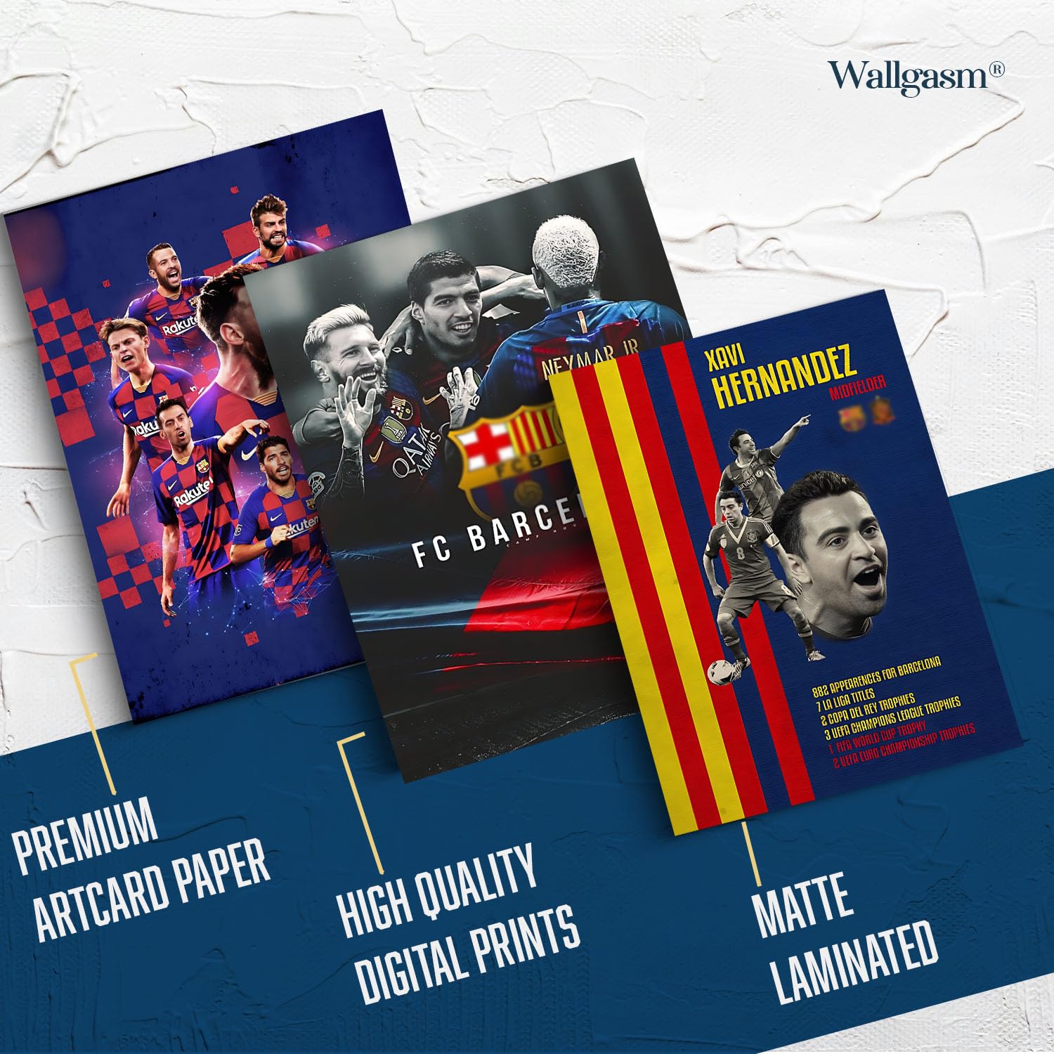 F.C. Barcelona 選手ポスター A4 版 6枚セット 7284188692_plakat-fk