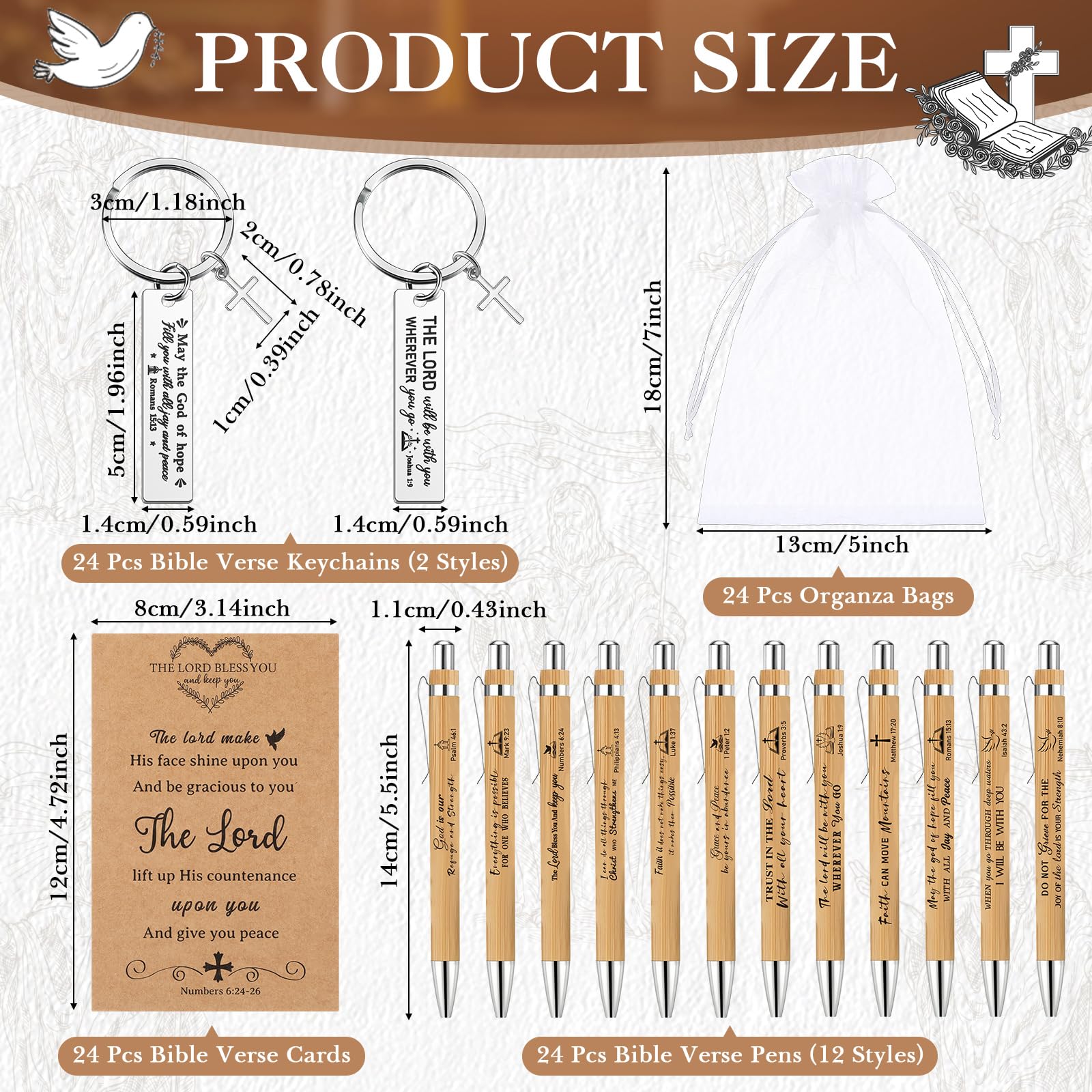 Spakon - Juego De 10 Bolígrafos De Bambú Para El Día Del Padre