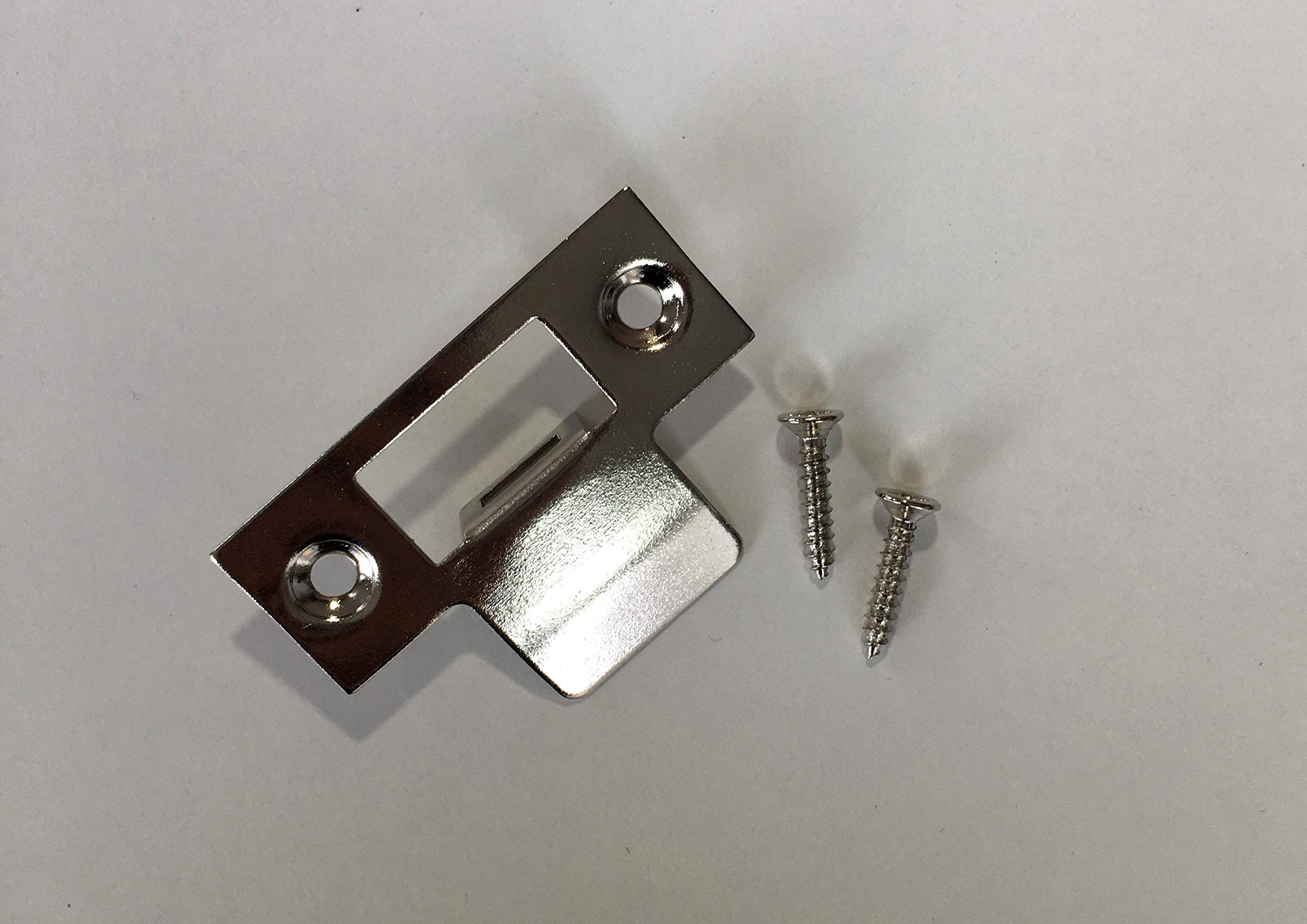 Nickel Plated Mortice Latch Striker Plate