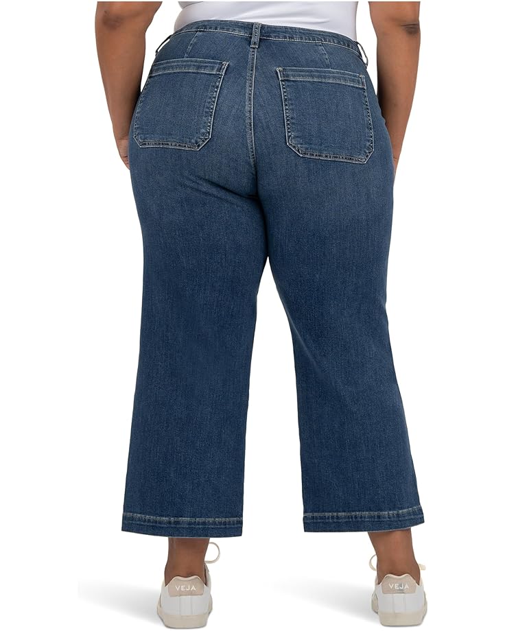 KUT from the Kloth Plus Charlotte High Rise Wide Leg Pork Chop-wide Hem - #3 of 3
