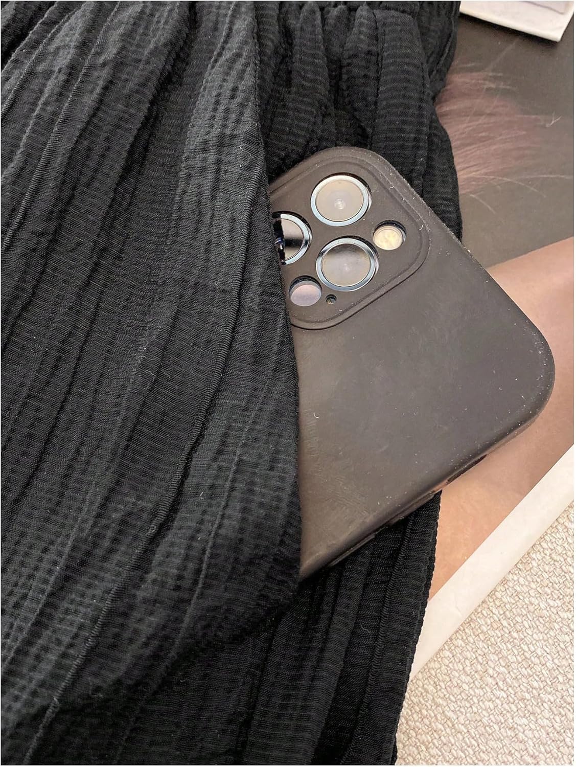 SHENHE Women's Wide Leg Palazzo Pants Drawstring Waist Wide Leg Vacation Travel Flowy Trousers - Image 2