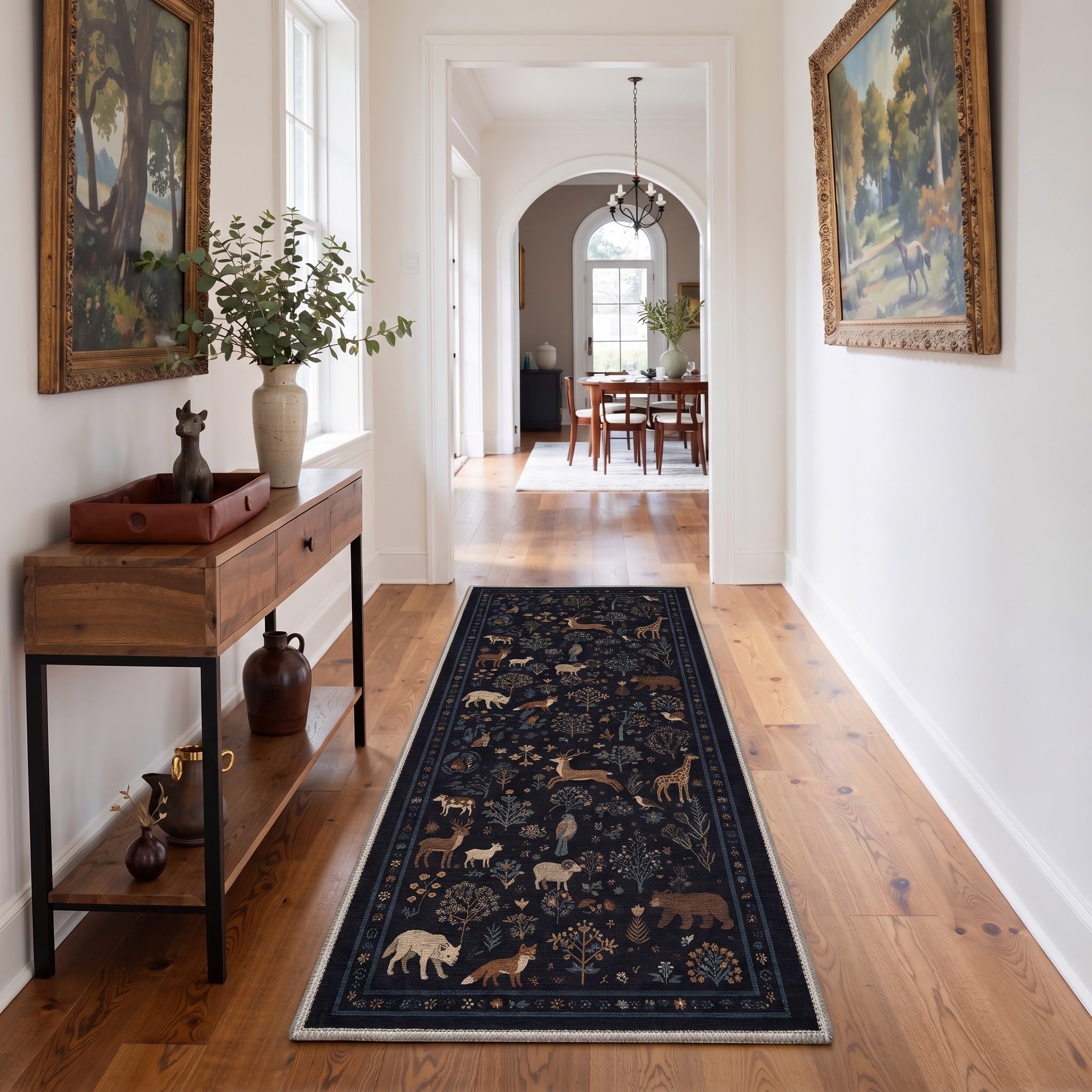 BEIMO Washable Rug Nature Bionic Onyx Bloom 80x150cm Living Room