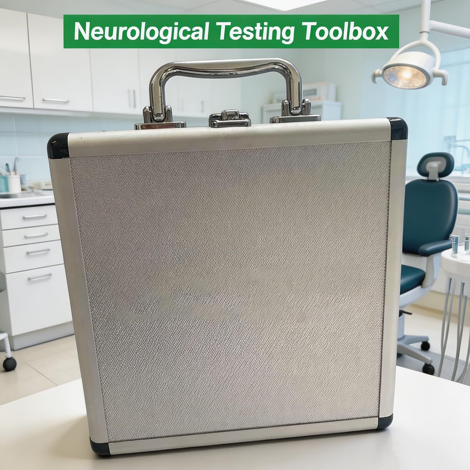 MObyat Neurologisches Hammerset, Multifunktionaler, Tragbarer Reflexhammer Aus Edelstahl, Stabil Und Ergonomisch, Zur Prüfung Von Schmerzempfindung, Berührungsdruck, Temperatur, Vibrationsempfindung