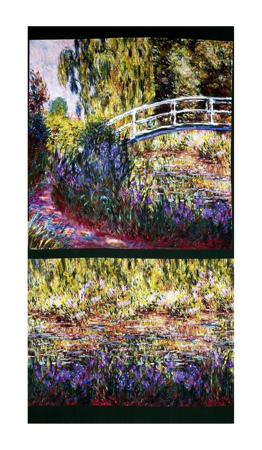 Robert Kaufman 0531264 Claude Digital Prints Garden 24" Panel