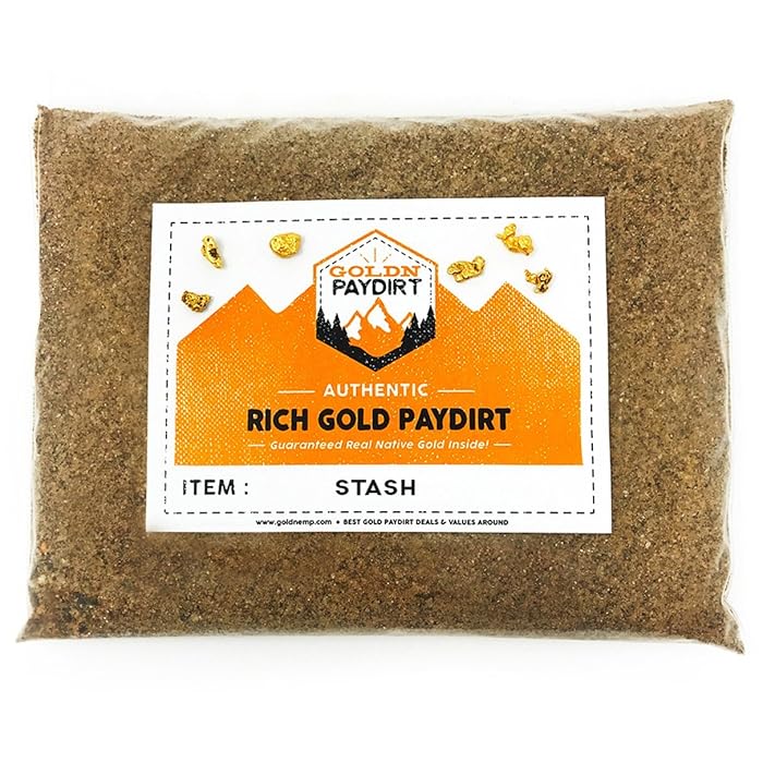 Buy Goldn Gold Paydirt Stash Panning Pay Dirt Bag Gold Prospecting