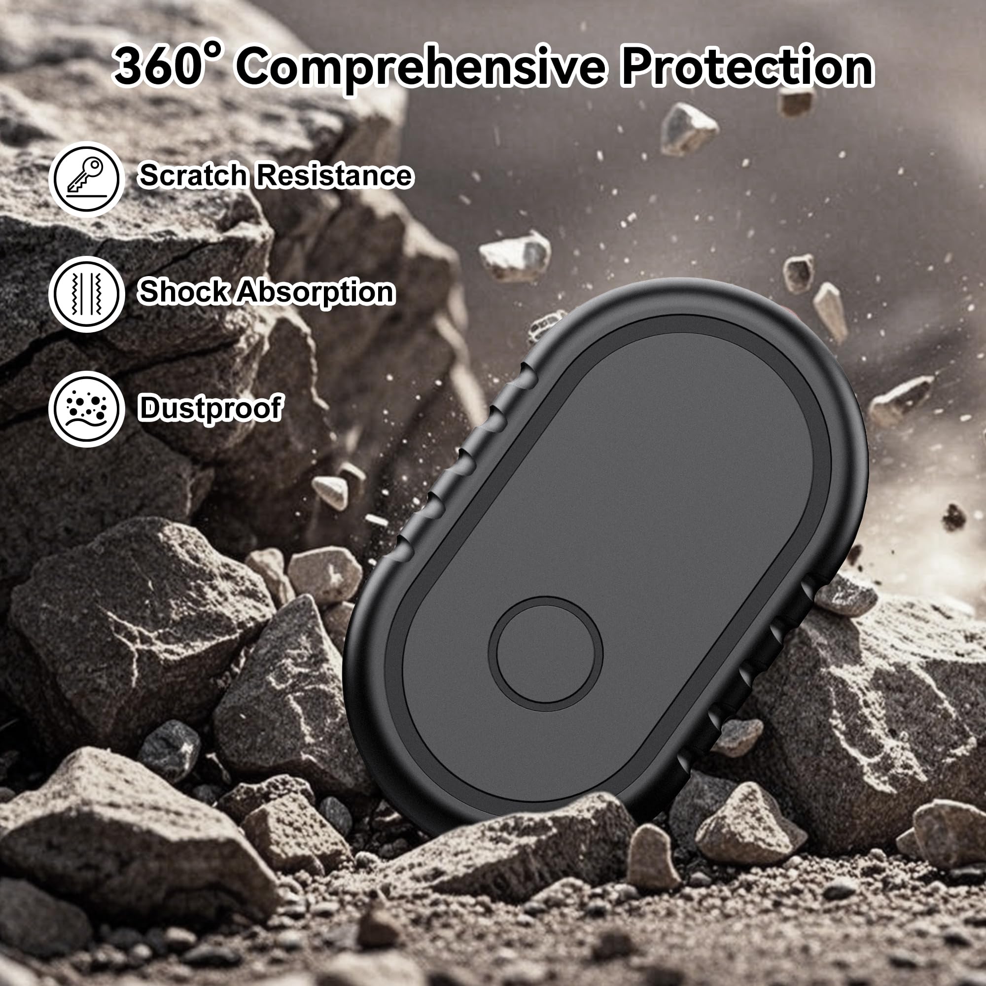 Custodia Impermeabile In Silicone Con Adesivo 3M Per Samsung SmartTag2 – 2 Pezzi, Protezione Antiurto IP68 Per Valigie, Bici, Moto E Drone