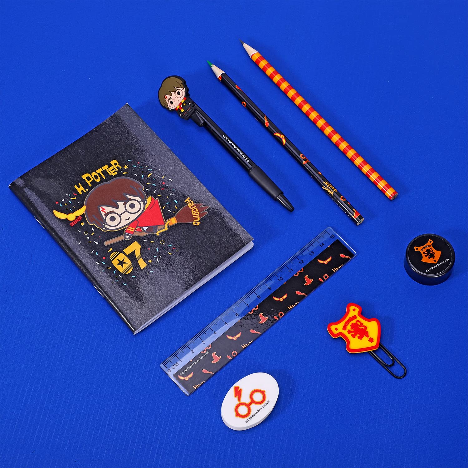 CERDÁ LIFE'S LITTLE MOMENTS Harry Potter 9pcs Transparent Filled Pencil Case Stationery Set Waterproof Boys Girls Kids Children School Travel Exam - Image 3