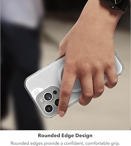 Miniatura 5 de ZAGG Crystal Palace Snap - Funda transparente para iPhone 15 Pro Max con soporte integrado, protección contra caídas (13 pies13.1 ft), grafeno