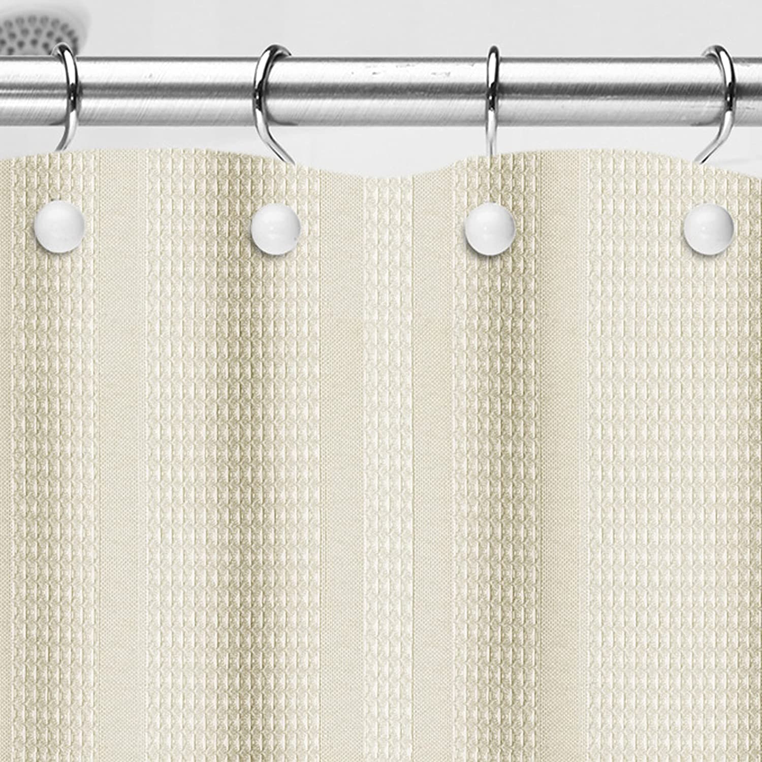 Popular Bath Set Di 4 Ganci Per Tenda Doccia In Resina - Design Elegante Per Bagno E SPA - 2